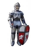 armour;knight;knights;shield;suit-of-armour;statue;lifesize;cutout;cut;out