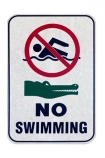 Australia;Australian;crocodile;warning;sign;Darwin;no;swimming;Northern-Territory;NT;cutout;cut;out