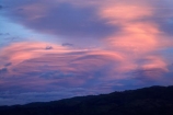 Central-Otago;cloud;clouds;cloudy;dusk;evening;lens_shaped-clouds;lenticular-cloud;lenticular-clouds;N.Z.;New-Zealand;nightfall;NZ;Otago;pink;S.I.;SI;skies;sky;South-Island;sunset;sunsets;twilight