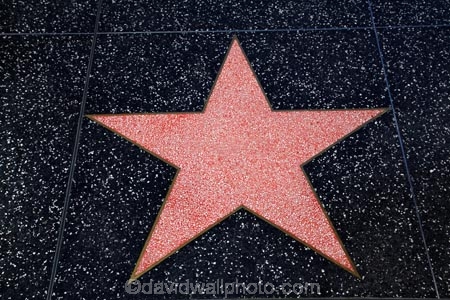 Blank star on Hollywood Walk of Fame, Hollywood Boulevard ...